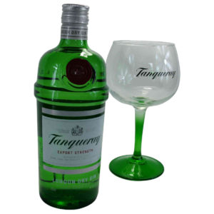 Kit gin Tanqueray e Taça de gin Tanqueray – Original