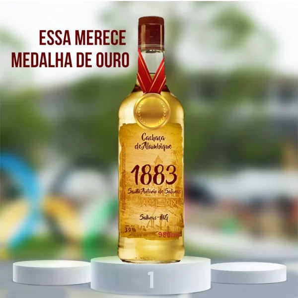 cachaça ouro 1883 de salinas