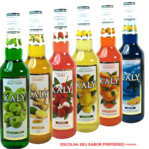 Xarope Kaly para drinks Sodas Cafés Sobremesa