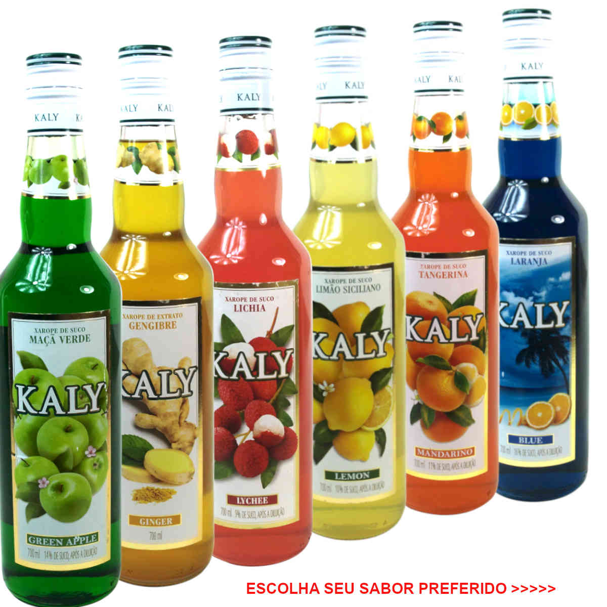 Xaropes de suco, siciliana sabor 