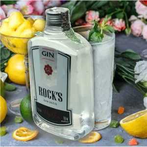 Gin Rocks- Dry Gin – Petaca 200ml