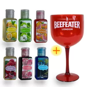 Xaropes para Gin Tônica e Taça Beefeater – drinks soda vodka