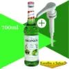 xarope Monin 700ml + bomba