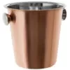 Balde de gelo em aço inox Bronze
