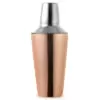 coqueteleira em aço inox bronze